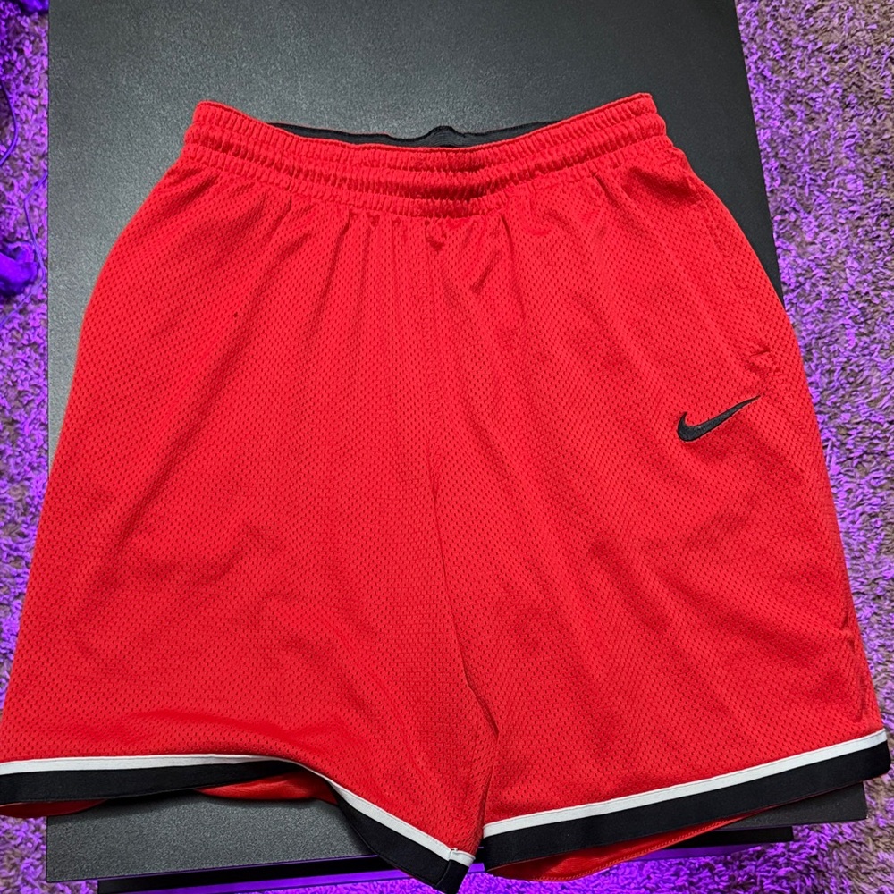Nike Men's Vibrant Red Sports Shorts